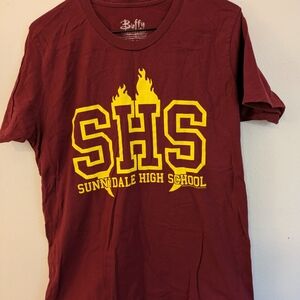 Buffy The Vampire Slayer Maroon Tee